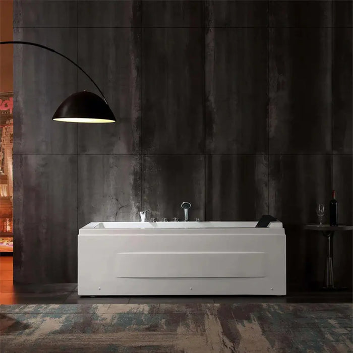 Empava 67 in. Whirlpool Rectangular Bathtub