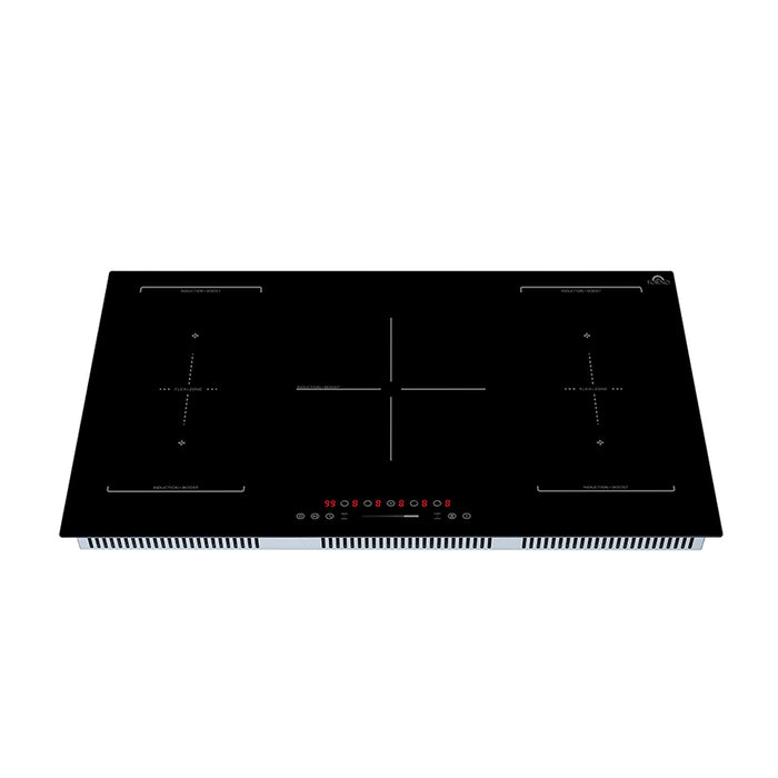 Forno Ornonzo 36-Inch Induction Cooktop, 5 Zones, 2 Flex-Zones, 10,200W Total Power, Touch Control, 9 Power Levels