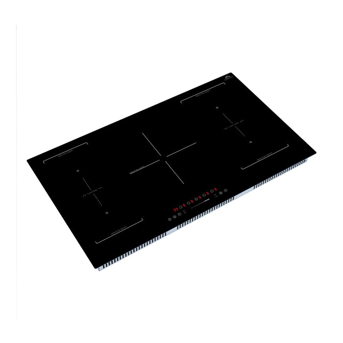 Forno Ornonzo 36-Inch Induction Cooktop, 5 Zones, 2 Flex-Zones, 10,200W Total Power, Touch Control, 9 Power Levels