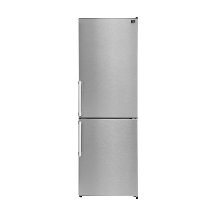 Forno Guardia 24-Inch Bottom Freezer Refrigerator, Right Swing, 10.8 cu.ft, ENERGY STAR Certified