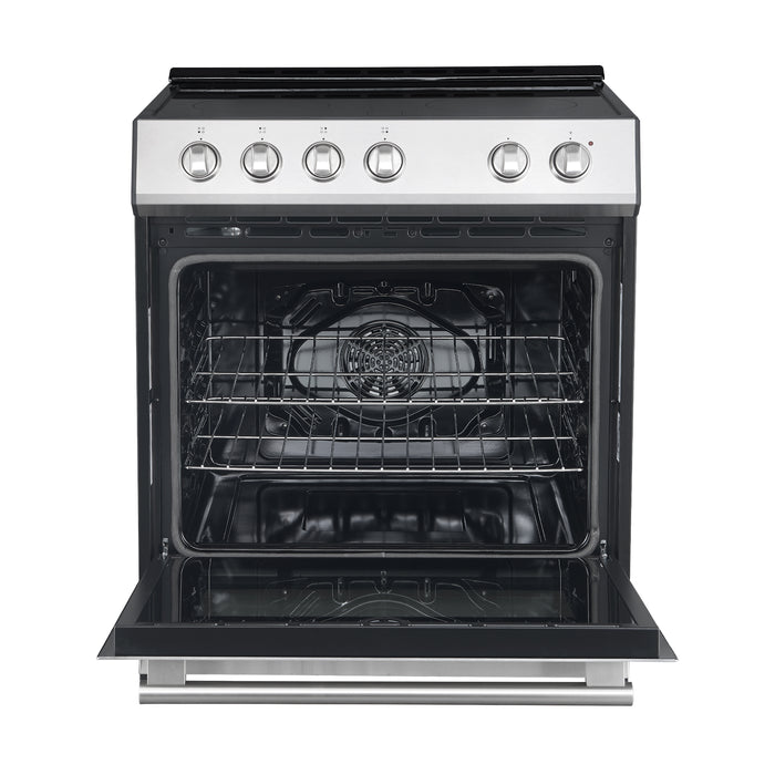 Forno Leonardo Espresso 30-Inch Stainless Steel Electric Range, True Convection, Energy Efficient