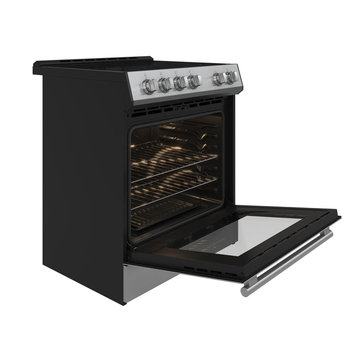 Forno Leonardo Espresso 30-Inch Stainless Steel Electric Range, True Convection, Energy Efficient