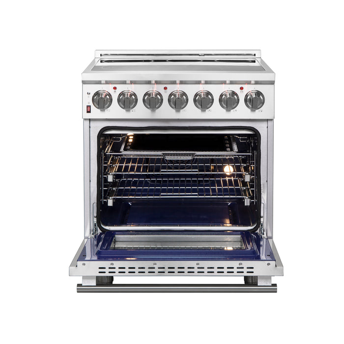 Forno Massimo 30-Inch Freestanding Electric Range, True Convection Oven