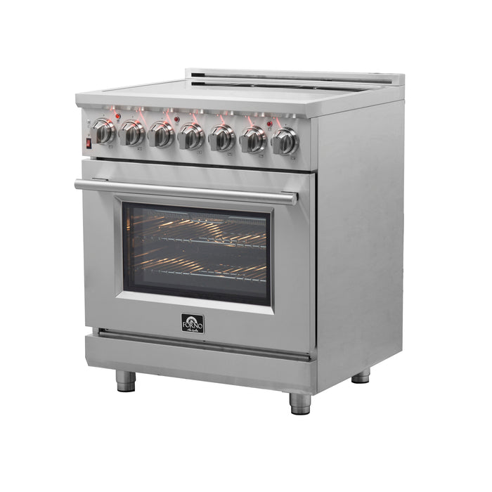 Forno Massimo 30-Inch Freestanding Electric Range, True Convection Oven