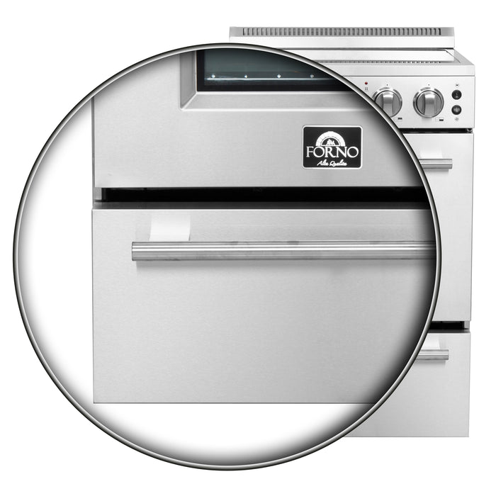 Forno Loiano 24-Inch Freestanding Electric Range, Compact Design, Energy Efficient