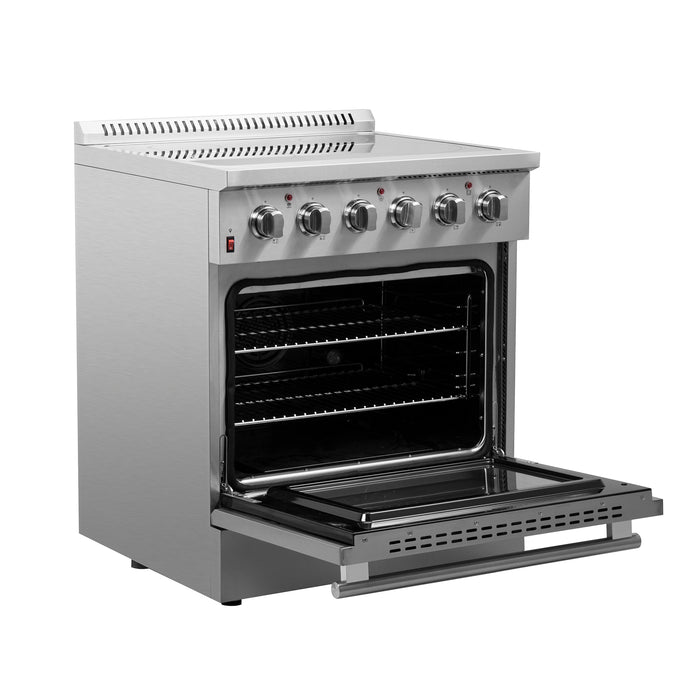 Forno Galiano 30-Inch Freestanding Electric Range, True Convection, Energy Efficient