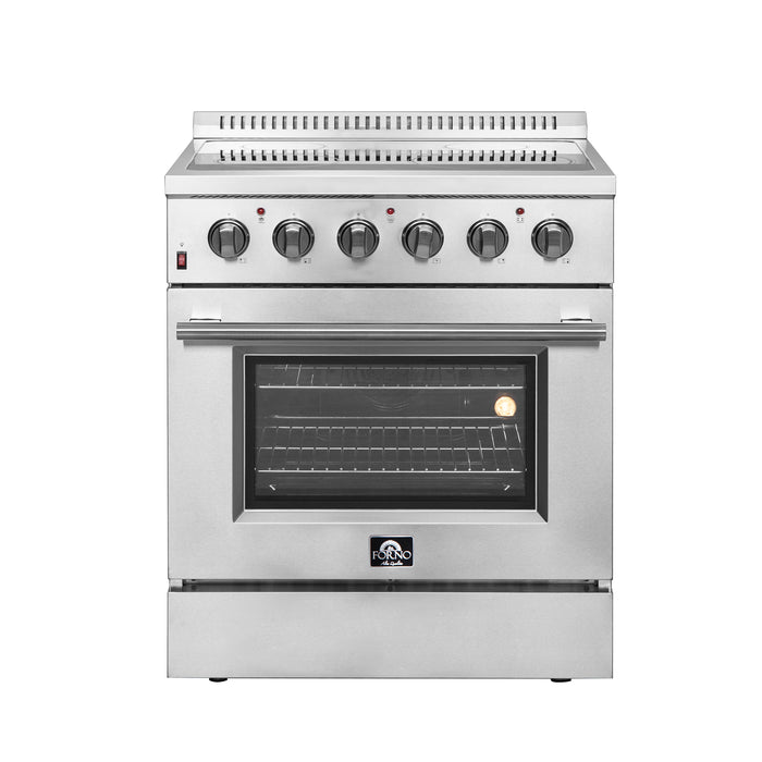 Forno Galiano 30-Inch Freestanding Electric Range, True Convection, Energy Efficient