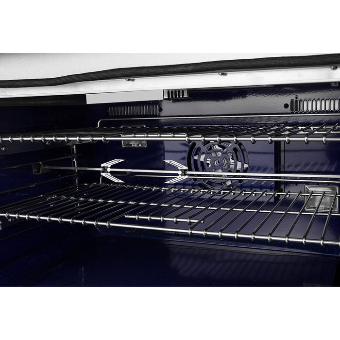 Forno Capriasca 48-Inch Freestanding Dual Fuel Range, 8 Burners, True Convection Oven