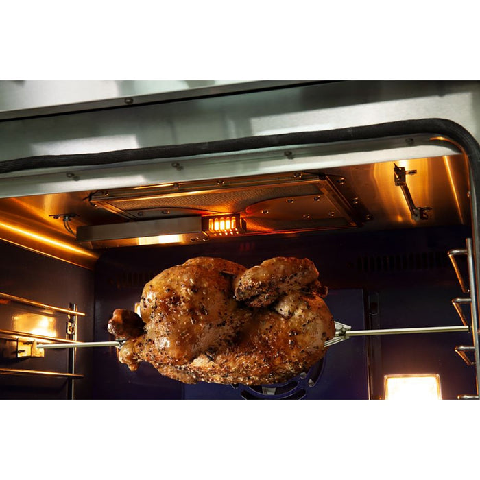 Forno Capriasca 30-Inch Freestanding Gas Range, 4 Burners, True Convection Oven