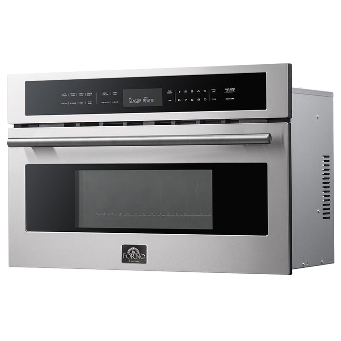 Forno Oliena 30-Inch Compact Oven and 1000 Watt Microwave, 1.6 cu.ft, Convection Oven