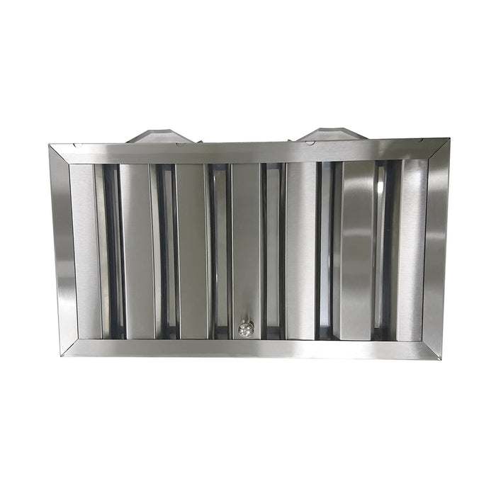 Forno Frassanito 36-Inch Recessed Range Hood, 450 CFM, Stainless Steel Baffle Filters, LED Lighting