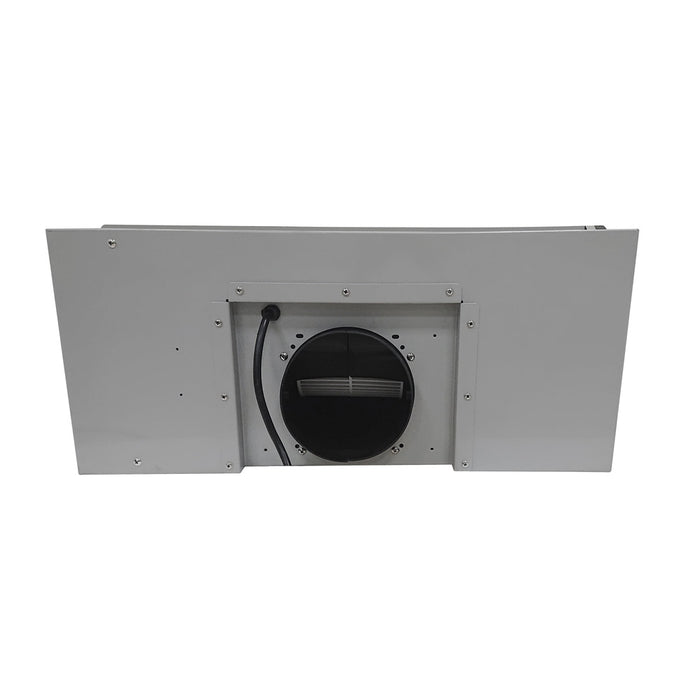 Forno Frassanito 36-Inch Recessed Range Hood, 450 CFM, Stainless Steel Baffle Filters, LED Lighting