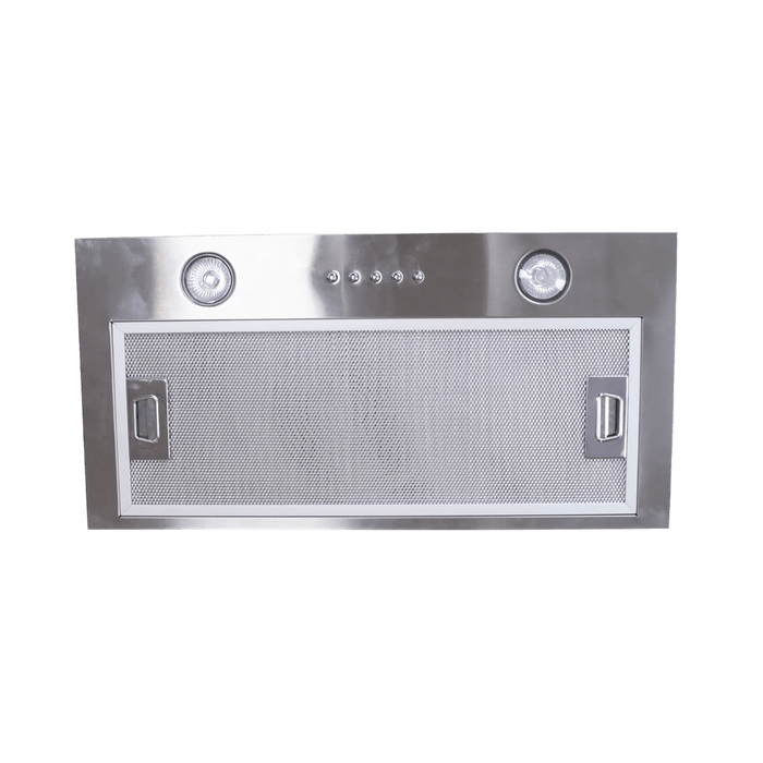 FORNO Giacomo Under Cabinet 22-Inch Insert Range Hood in Stainless Steel, 170 CFM, Aluminum Filter, Energy Efficient