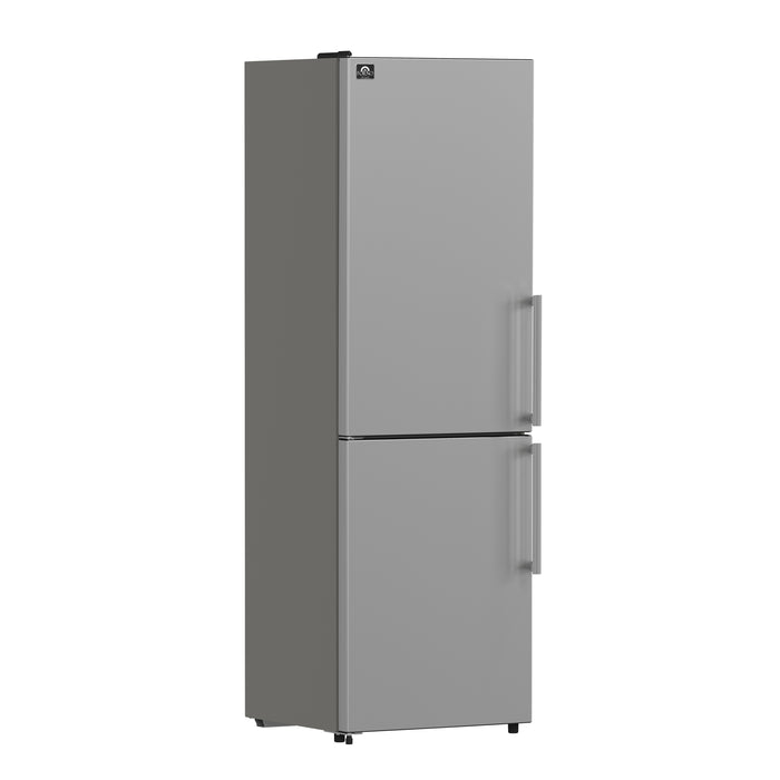 Forno Guardia 24-Inch Bottom Freezer Refrigerator, Left Swing, 10.8 cu.ft, ENERGY STAR Certified