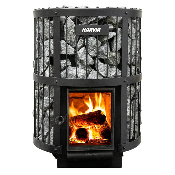 Harvia Legend GreenFlame Series 240 15.9kW Wood Stove Sauna Heater