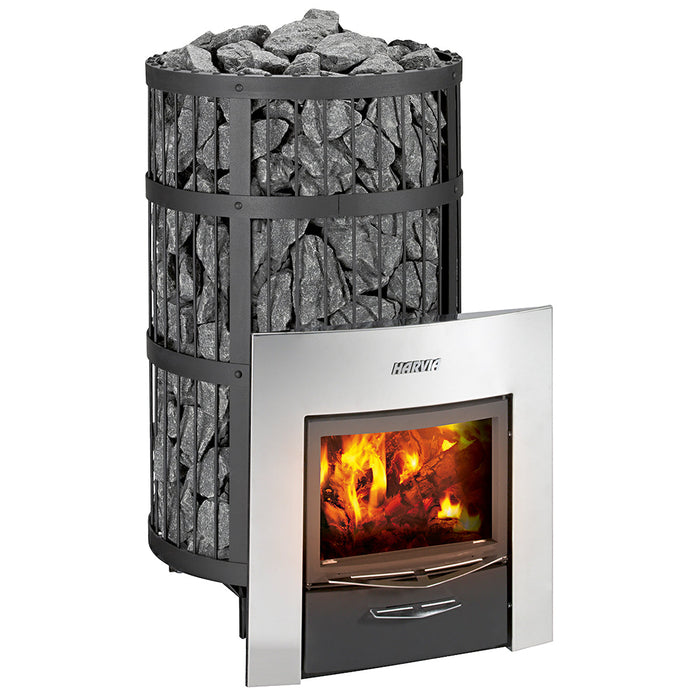 Harvia Legend 300DUO 23.5kW Series Sauna Wood Burning Stove/Fireplace Combo