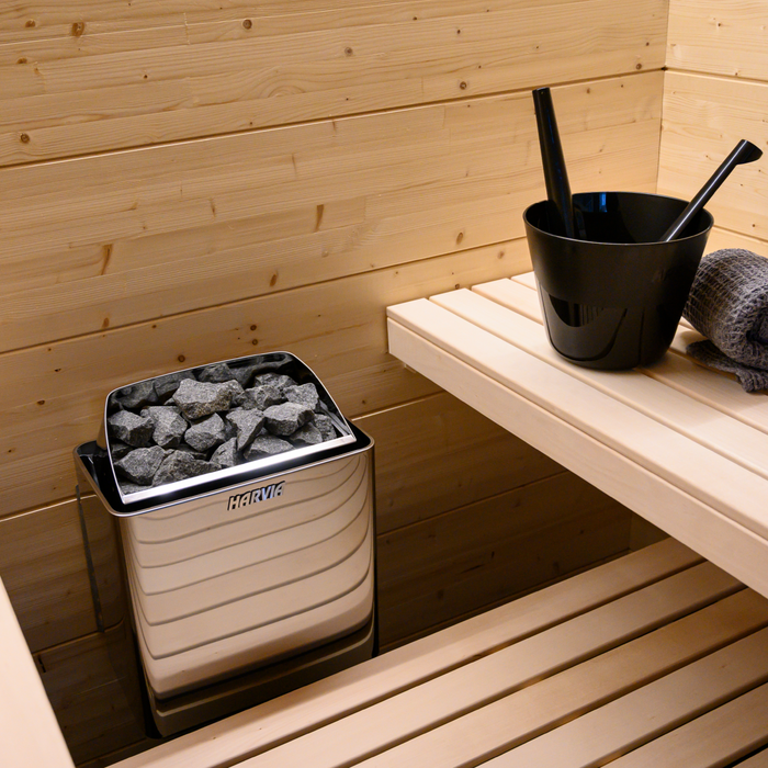 Harvia KIP30W 3kW Electric Sauna Heater Package