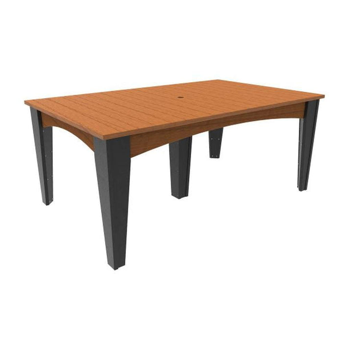 LuxCraft Island Dining Table 44" x 72" Rectangular