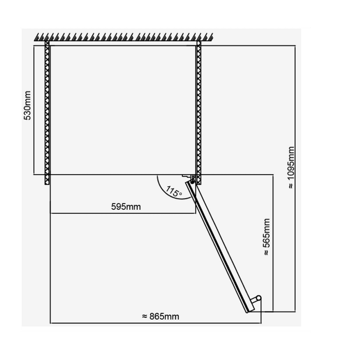 KingsBottle KBU50SA-SS LHH 24 Inch Glass Door Under Counter Steak Ager Fridge