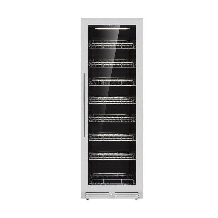 KingsBottle KBU425BX-SS Large Beverage Refrigerator With Low-E Glass Door