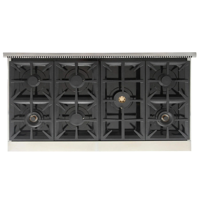 Kucht Professional 48-Inch 6.7 cu. ft. Gas Range in White with True Simmer Burners (KFX4800X-W)