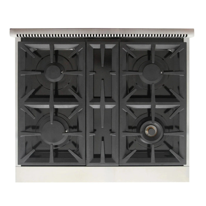 Kucht Professional 30-Inch 4.2 cu. ft. Propane Gas Range in Olive Green with Silver Accents (KFX300/LP-G)