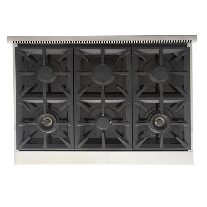 Kucht Professional 36-Inch 5.2 cu. ft. Gas Range in Stainless Steel with True Simmer Burners (KFX3600X-S)