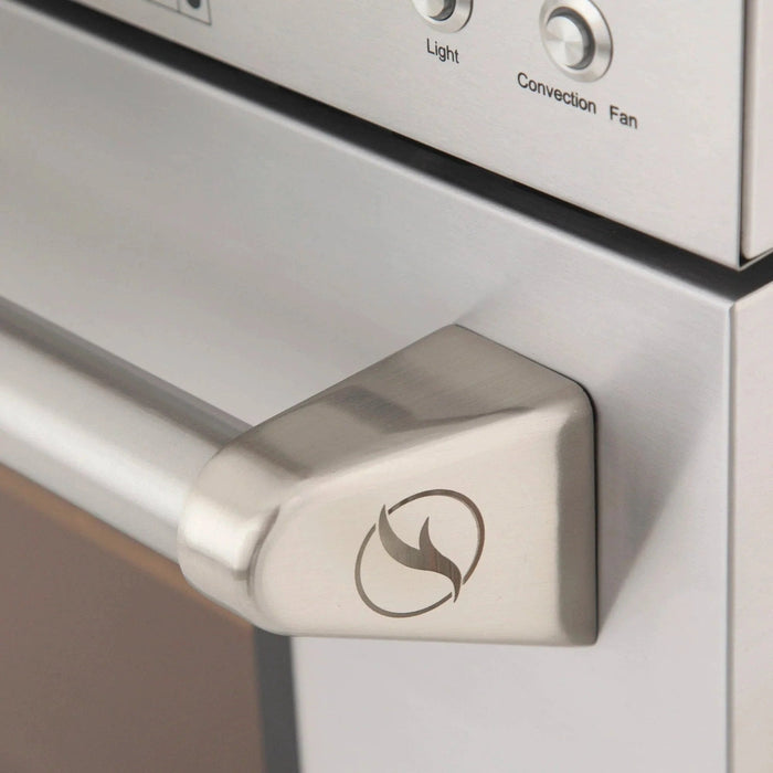 Kucht Professional 48-Inch 6.7 cu. ft. Propane Gas Range in White with True Simmer Burners (KFX4800X-LP-W)