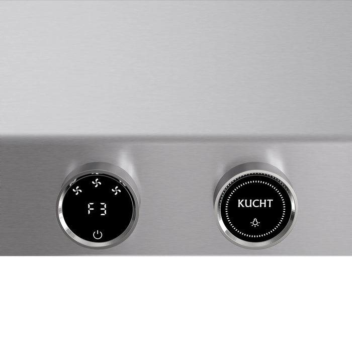 Kucht 30-Inch 900 CFM Ducted Wall Mout Range Hood in Stainless Steel (KRH300-SS-C)