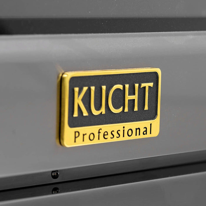 Kucht Horus 36-Inch Dual Fuel Range with 5.2 cu. ft. Electric Oven and 6 Gas Burners in Dark Titanium Stainless Steel with Digital Thermostat (KXD36)