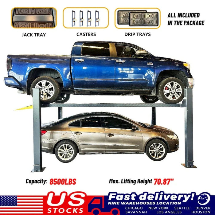 Katool 8,500lbs Heavy Duty 4 Post Lift | KT-4H850