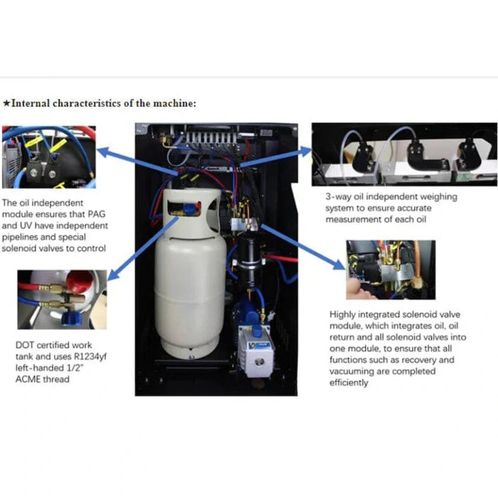 Katool Fully Automatic Recovery, Recycle & Recharge DUAL AC2100 Machine | R-1234YF