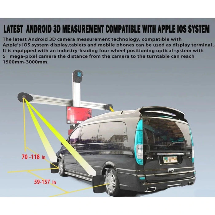 Katool Wheel Alignment Machine Full-Automatic Works on 2 Post & Scissor Lift | KT-AV9