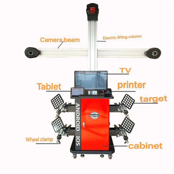 Katool Wheel Alignment Machine Full-Automatic Works on 2 Post & Scissor Lift | KT-AV9