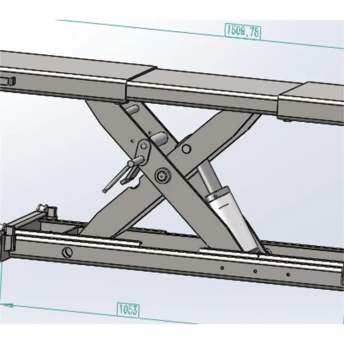 Katool KT-RJ50 Rolling Jack 5000 lbs Lifting Capacity (Fits T-4H110, KT-4H950, and KT-4H850)