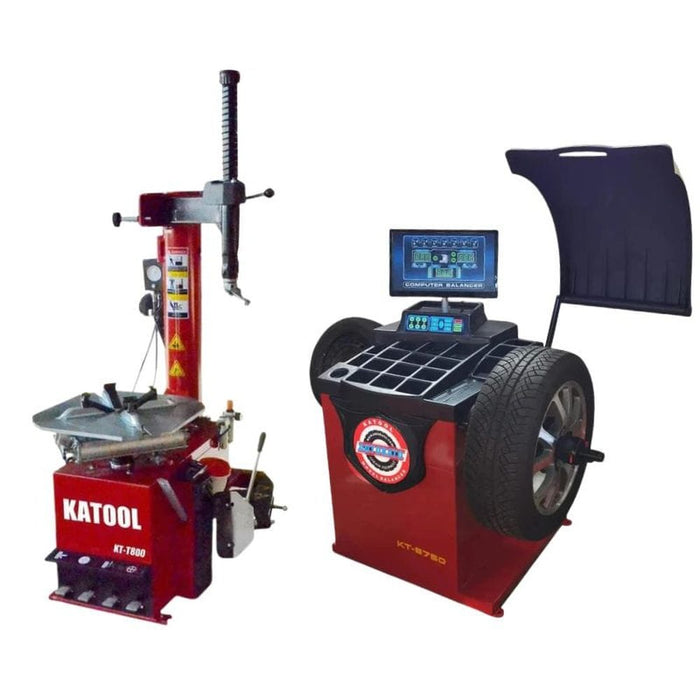 Katool Tire Changer & Wheel Balancer Combo | KT-T800 & KT-B750
