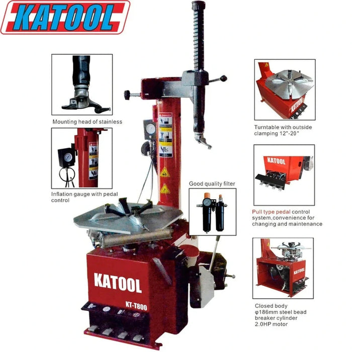 Katool Wheel Clamp Tire Changer Machine | KT-T800