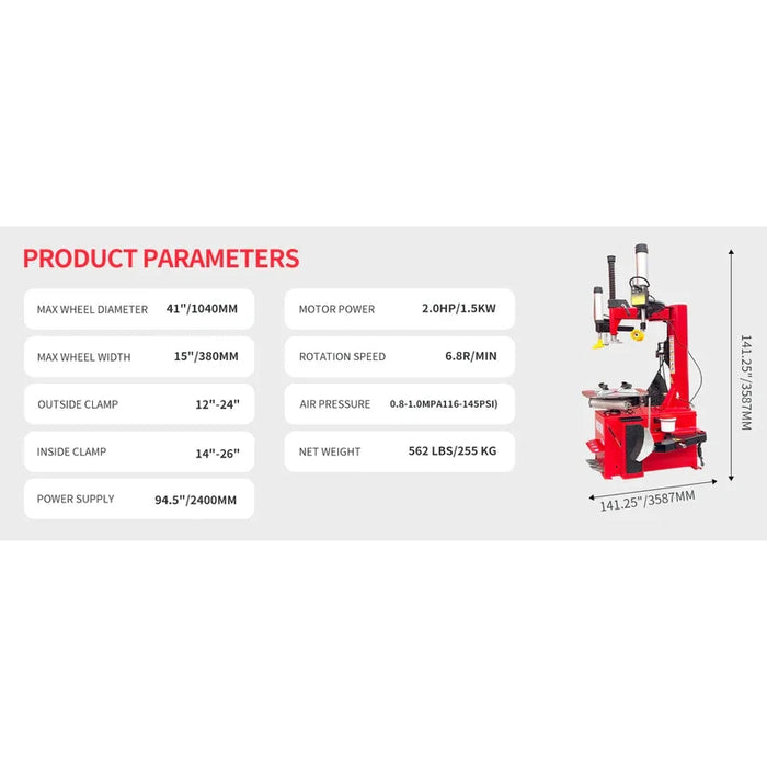 Katool Wheel Clamp Tire Changer Machine | KT-T830