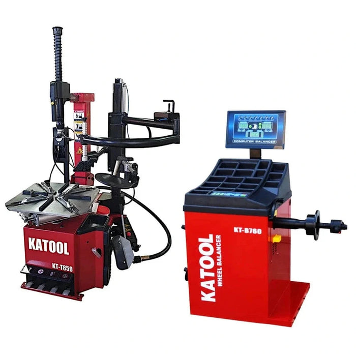 Katool Tire Changer & Wheel Balancer Combo | KT-T850 &  KT-B760