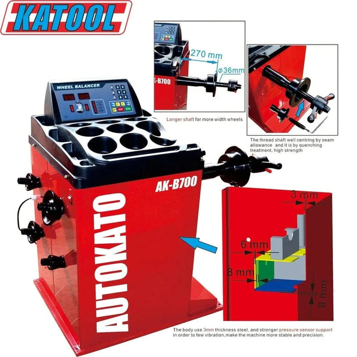 Katool Tire Changer & Wheel Balancer Combo | KT-T900 & KT-B700