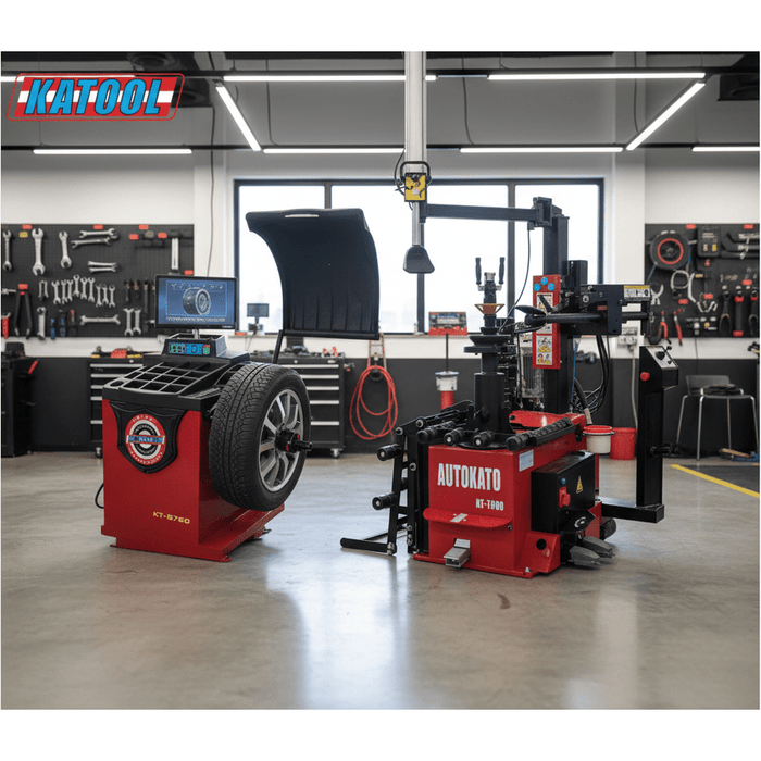 Katool Tire Changer with Wheel Balancer Combo | KT-T900 & KT-B750
