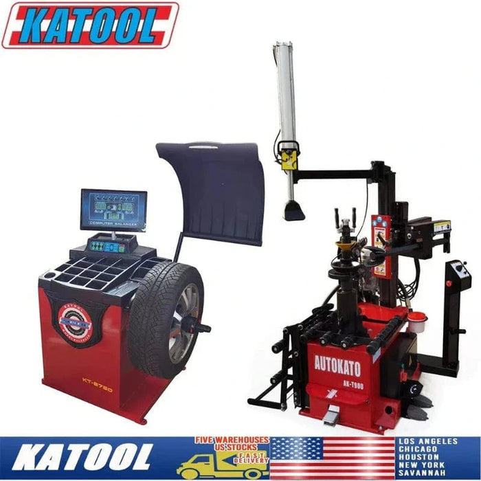 Katool Tire Changer with Wheel Balancer Combo | KT-T900 & KT-B750