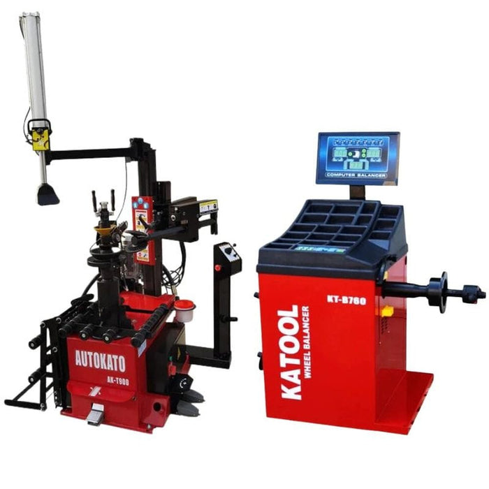 Katool Tire Changer & Wheel Balancer Combo | KT-T900 & KT-B76