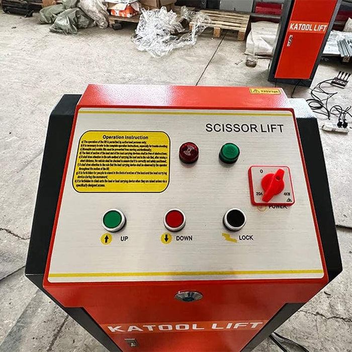 Katool 8000 lbs Electric Mid Rise Scissor Lift | X90E