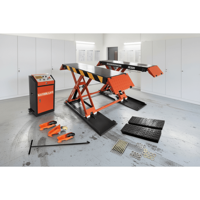Katool 8000 lbs Electric Mid Rise Scissor Lift | X90E
