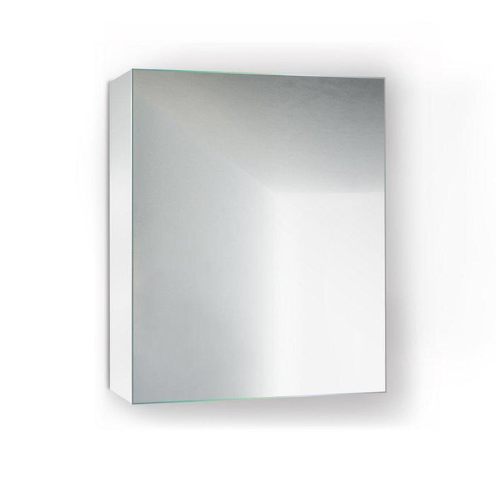 Krugg Reflections Plaza 24" x 30"  Single Left Opening Rectangular Recessed/Surface-Mount Medicine Cabinet Mirror With Three Adjustable Shelves