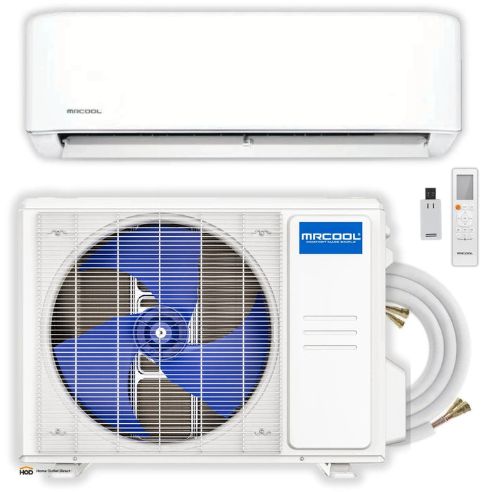 MRCOOL Advantage 5th Gen 12,000 BTU Single Zone Mini Split Complete System with 16 Ft. Line Set, 230V, Wall Mounted (A-12-HP-230D-O)