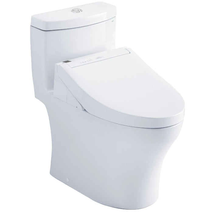 TOTO Aquia IV Dual Flush Universal Height Elongated One-Piece Toilet with C5 Washlet Bidet