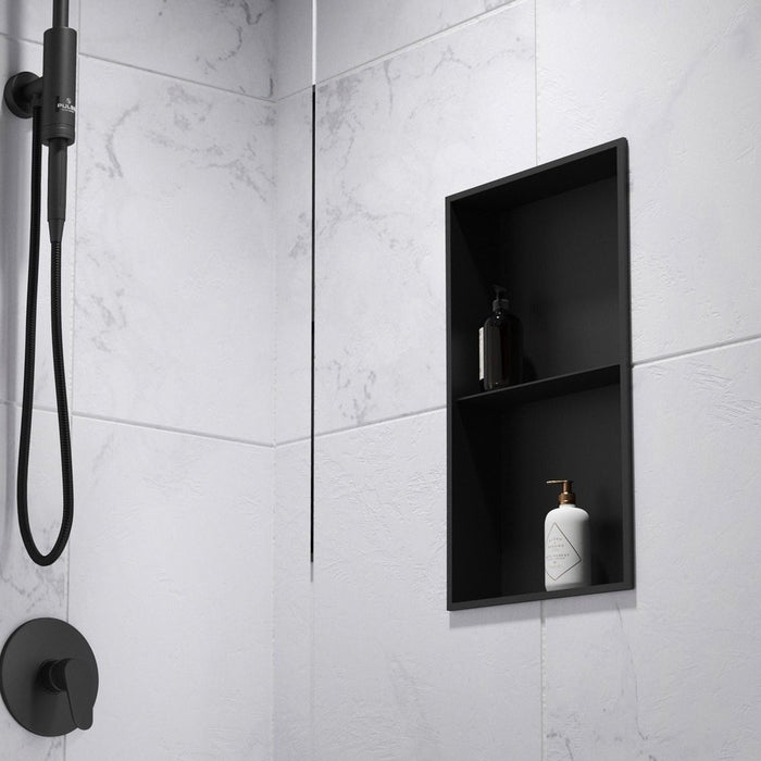 PULSE ShowerSpas Niche in Matte Black