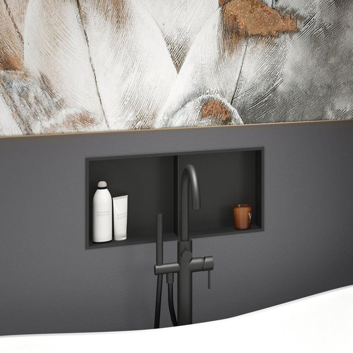 PULSE ShowerSpas Niche in Matte Black